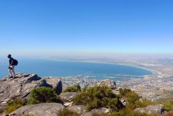 Hiking Table Mountain, Cape Town, Western Cape